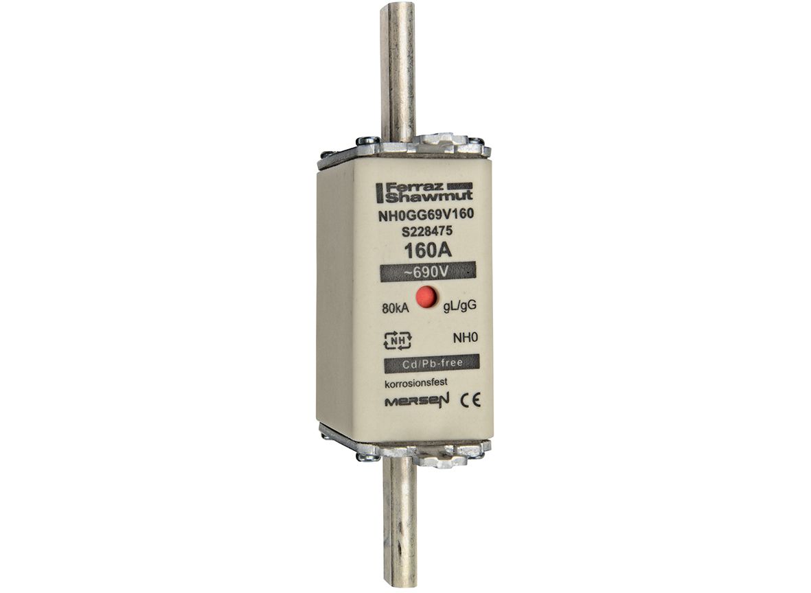 S228475 - NH fuse-link gG, 690VAC, size 0, 160A double indicator/live tags